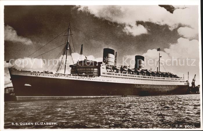 Dampfer Oceanliner S.S. Queen Elizabeth