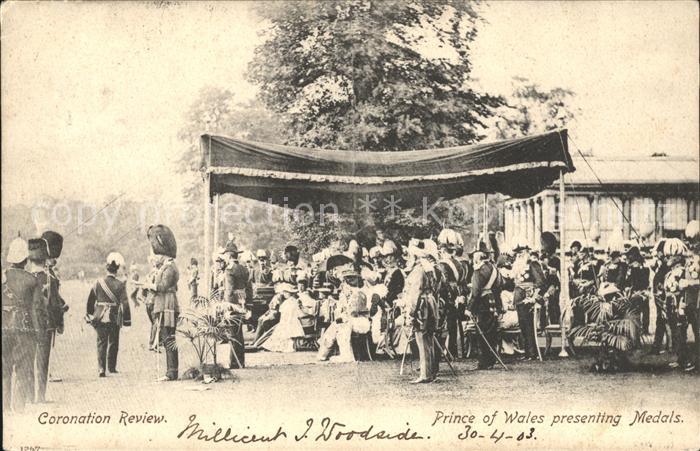 Adel England Coronation Review Prince of Wales prese