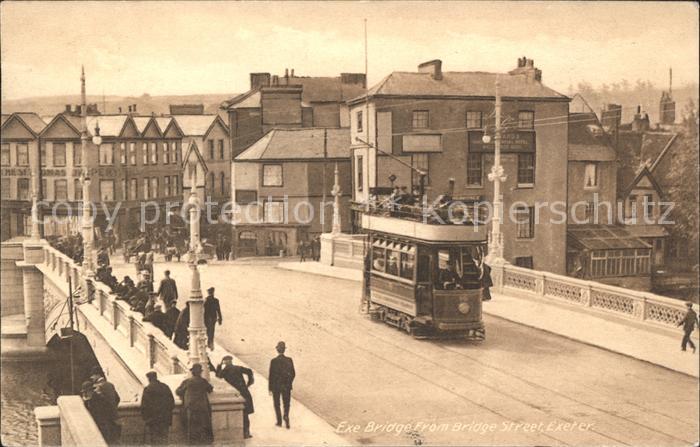 Strassenbahn Exe Bridge Bridge Street Exeter