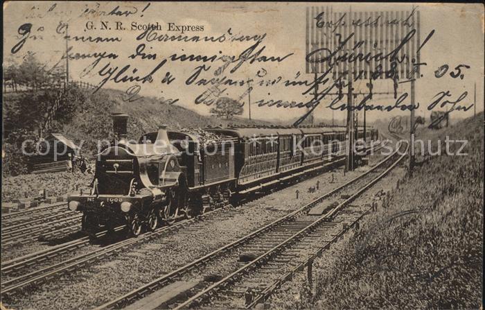Lokomotive Eisenbahn G.N.R. Scotch Express