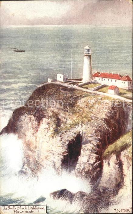 Leuchtturm Lighthouse South Slack Lighthouse Holyhead