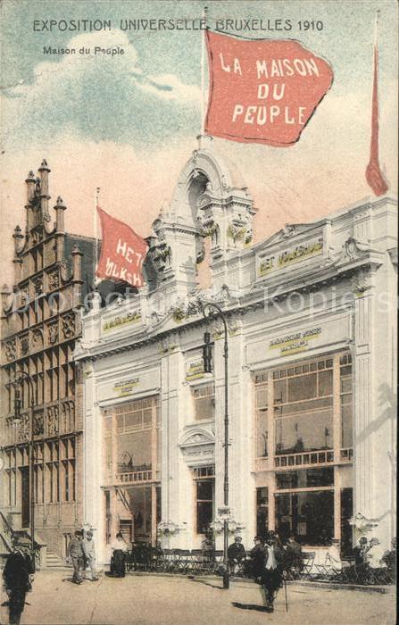 Exposition Universelle Bruxelles 1910 Maison du Peuple