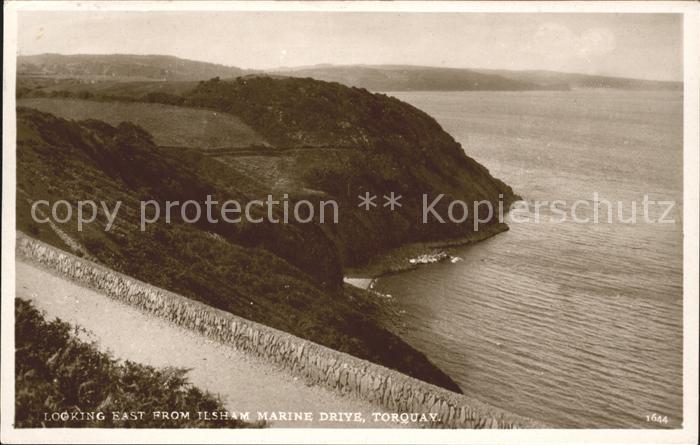 Torquay Torbay Looking East from Ilsham Marine Drive