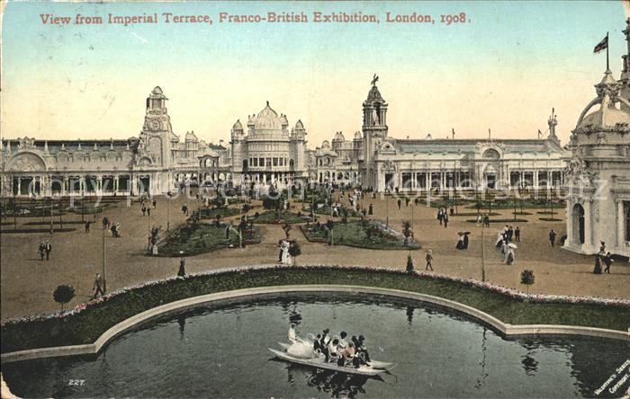 London View from Imperial Terrace Franco British Exhibition