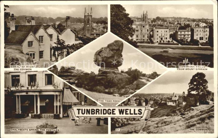 Tunbridge Wells Gibraltar House the Common Chalybeate Spring Pantiles Toad Rock