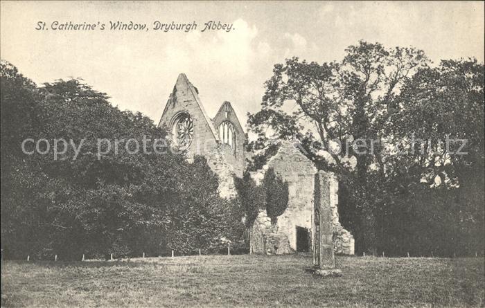 Dryburgh Abbey St Catherine's Window Ruines