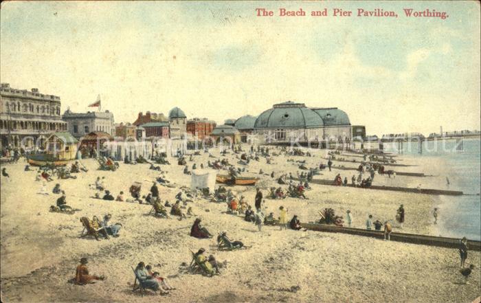 Worthing West Sussex The Beach and Pier Pavilion