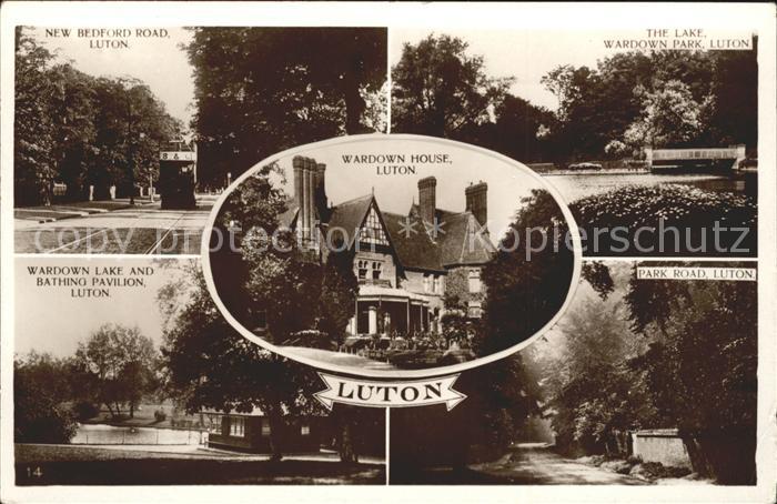 Luton Bedford Road Lake Wardown Park Wardown House Bathing Pavilion