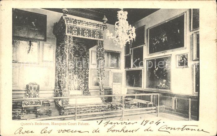 Richmond upon Thames Queen's Bedroom Hampton Court Palace