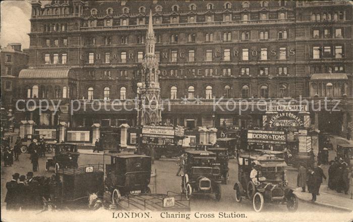 London Charing Cross Station Automobile