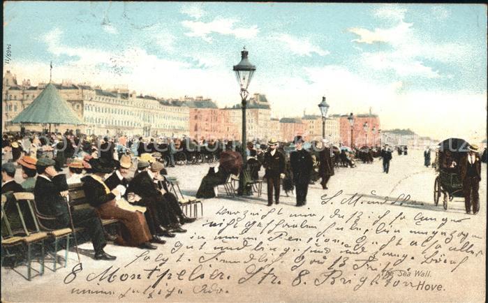 Hove Brighton The Sea Wall Promenade