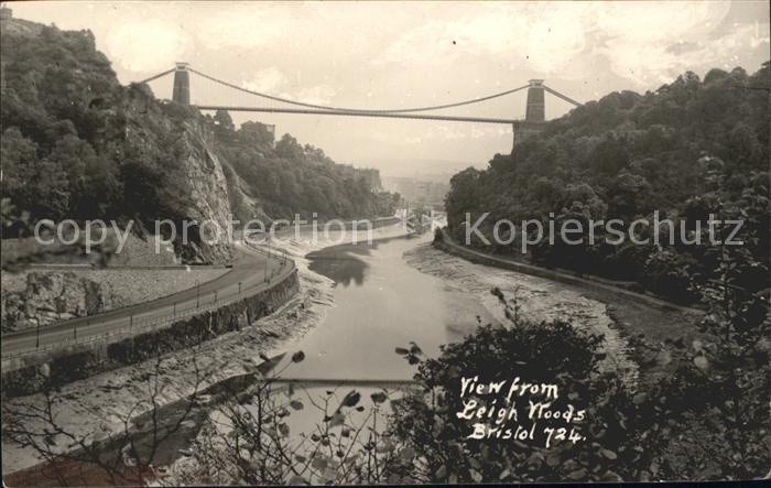 Bristol UK View from Leigh Woods Bridge