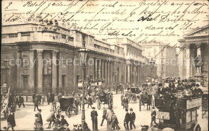 London Bank of England Tuck's Post Card