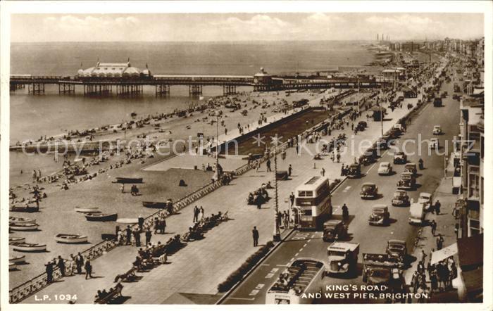 Brighton Hove King's Road and West Pier Beach