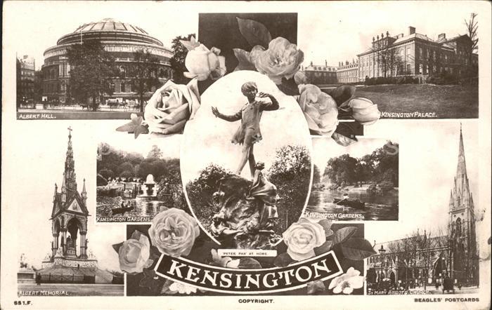 Kensington & Chelsea Albert Hall Memorial Kensington Palace Gardens Peter Pan Sc