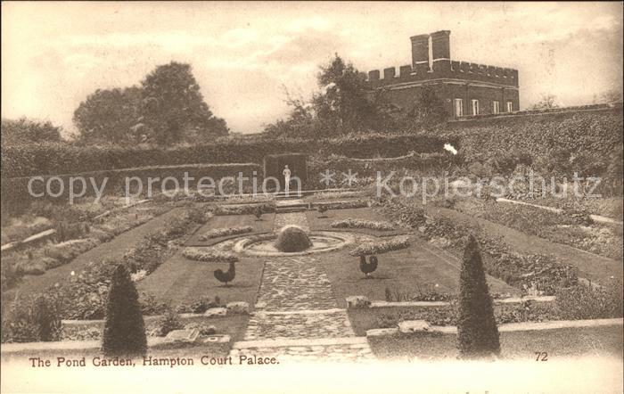 Richmond upon Thames Pond Garden Hampton Court Palace Morland Series