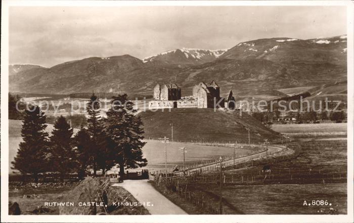 Kingussie Ruthven Castle Valentine's Post Card
