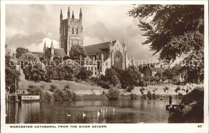 Worcester Cathedral from the River Severn