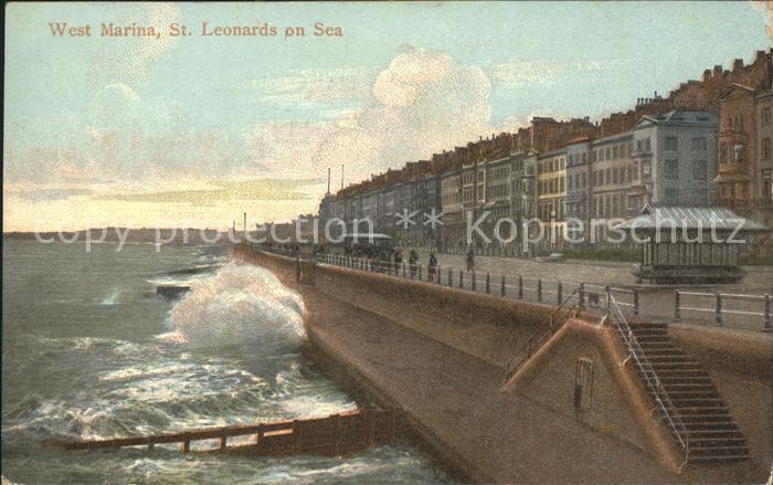 St Leonards on Sea West Marina Rough Sea