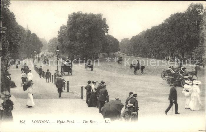 London Hyde Park The Row Horses