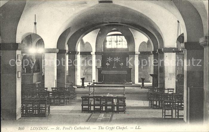 London Crypt Chapel St Paul's Cathedral