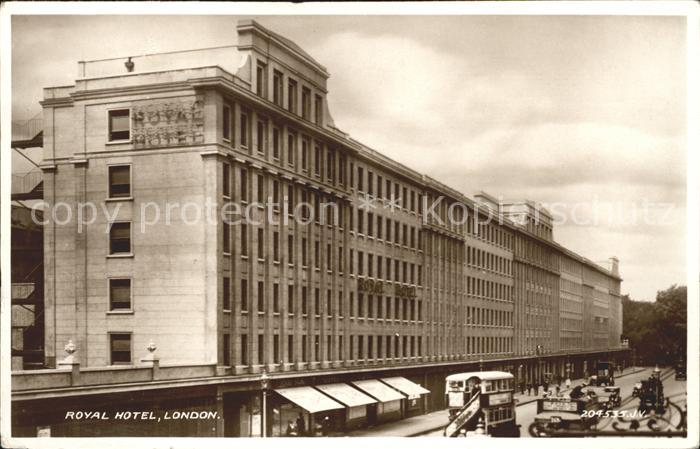 London Royal Hotel Valentine's Post Card