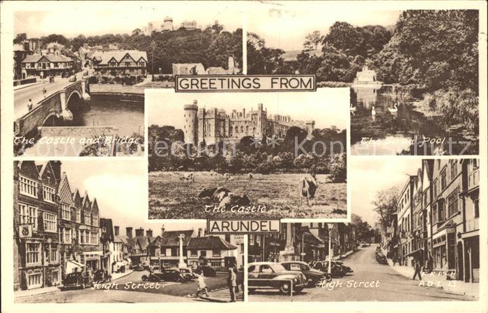 Arundel Castle Bridge Swan Pool High Street