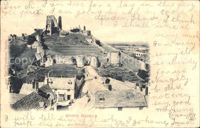Corfe Dorset Castle Ruines