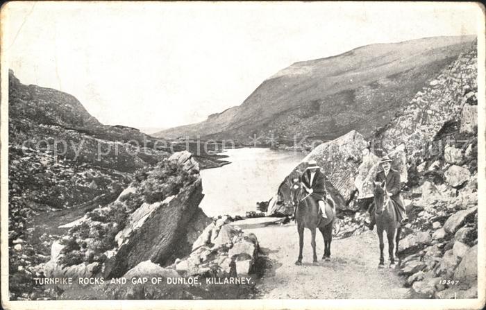 Killarney Kerry Turnpike Rocks and Gap of Dunloe Horses