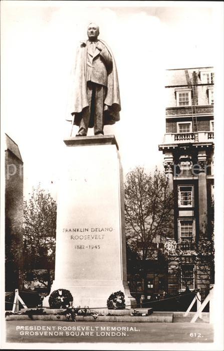 London President Roosevelt Memorial Grosvenor Square