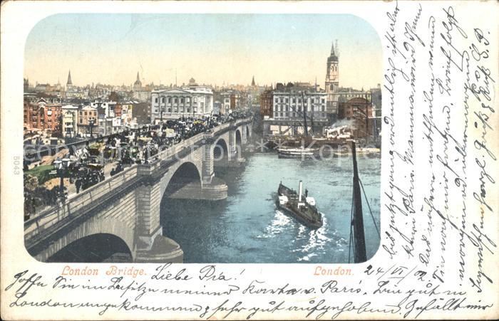 London Bridge Thames Steamer
