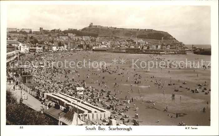 Scarborough UK South Bay Beach
