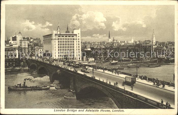 London Bridge and Adelaide House Steamer Steamer