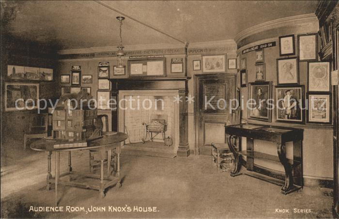 Edinburgh Scotland John Knox's House Audience Room Historic House Knox Series