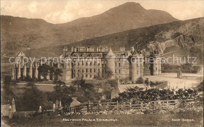 Edinburgh Scotland Holyrood Palace Knox Series