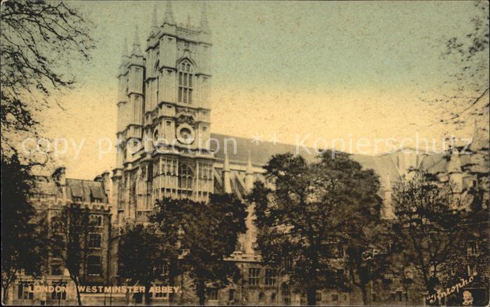 London Westminster Abbey Tuck's Post Card Tintopho 5910