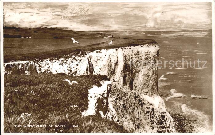 Dover Kent UK White Cliffs Steilkueste