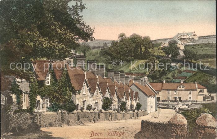 Beer Devon Partial view of the Village Frith's Series