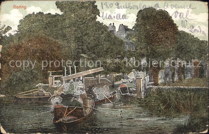 Goring South Oxfordshire Landing place River Thames