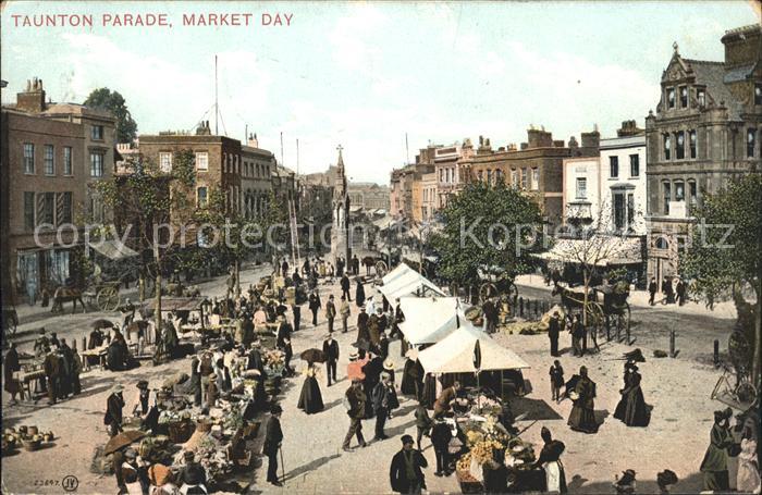 Taunton Deane Parade Market Day
