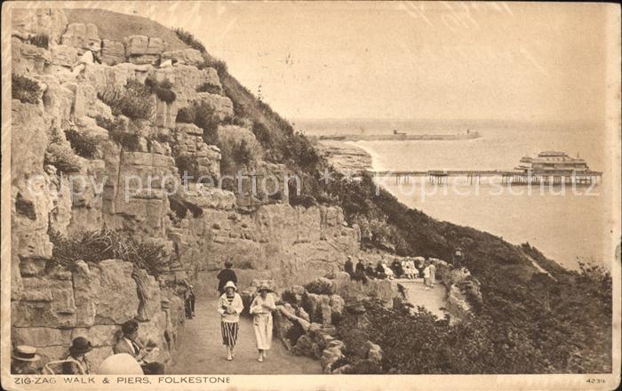 Folkestone Zig Zag Walk and Piers