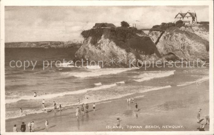 Newquay Island Towan Beach