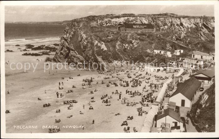Newquay Tolcarne Beach Coast