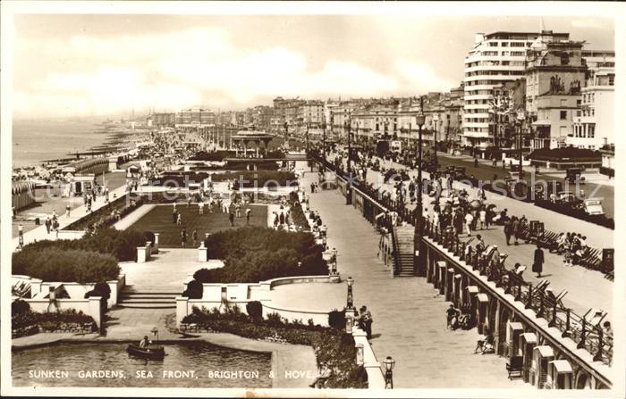 Brighton Hove Sunken Gardens Sea Front