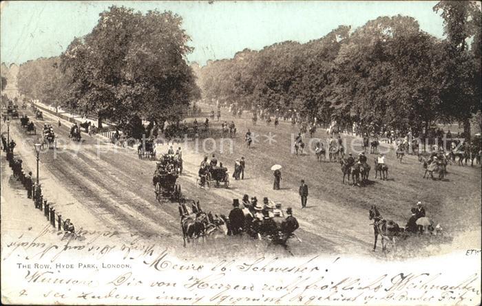 London Rotten Row Hyde Park Horses