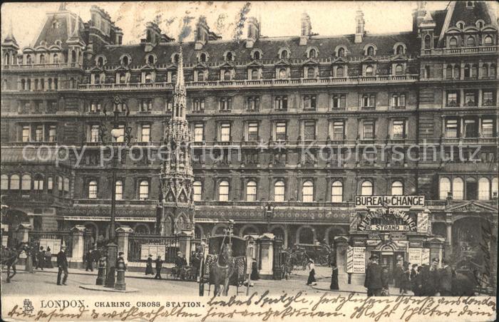 London Charing Cross Station Tuck Town and City Series