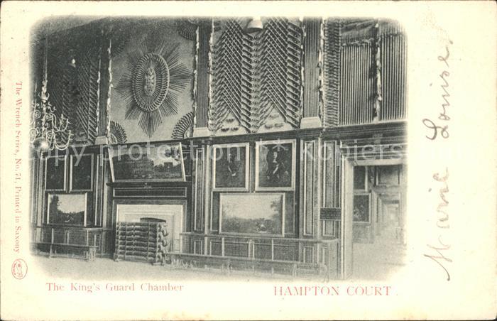 Richmond upon Thames King's Guard Chamber Hampton Court Palace