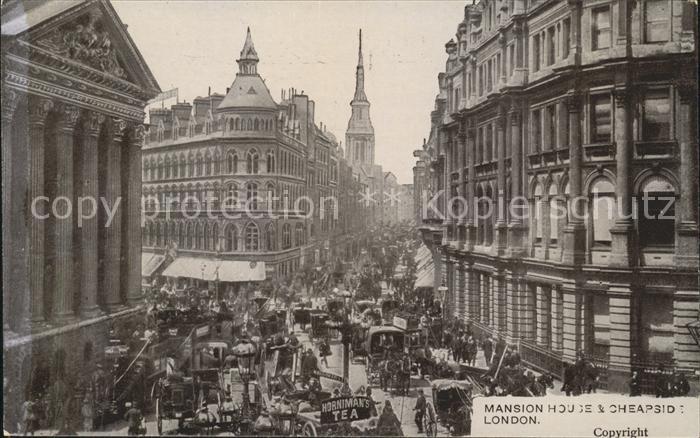 London Mansion House and Cheapside Traffic