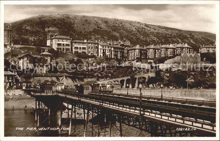 Ventnor Isle of Wight The Pier Valentine's Post Card