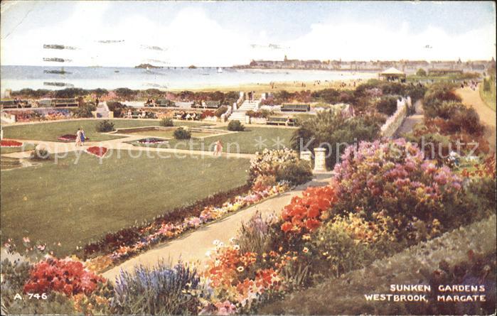 Margate UK Sunken Gardens Westbrook